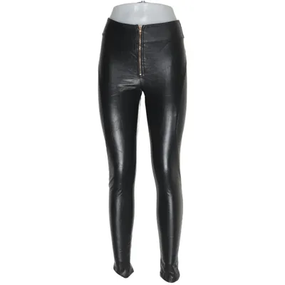 Vinyl pants (Black) from Koucla Elastane, Polyester