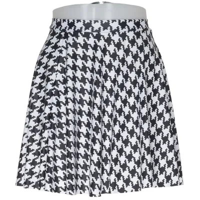 Skirt (Black, White) from Blackmilk Elastane, Polyester