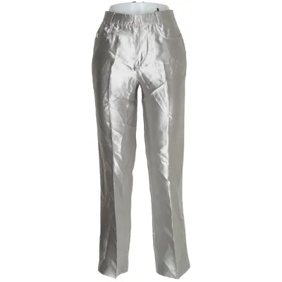 Pantalon (Gris) de Strenesse Soie