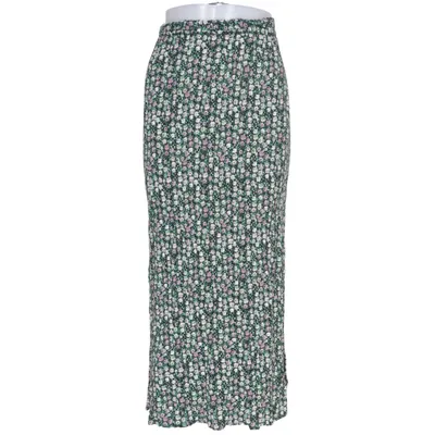Maxi skirt (Black, Multicolored) from Ichi Viscose