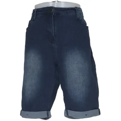 Denim shorts (Blauw) van Zhenzi Katoen, Elastaan, Polyester