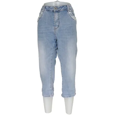 Trekvart bukser (Blå) fra Karostar Bomuld, Elastan, Polyester, Viscose