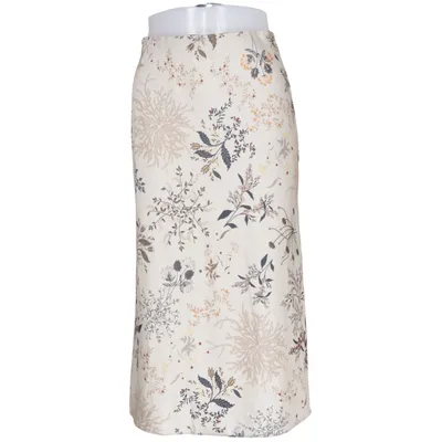 Rok (Beige, Meerkleurig) van Lindex Elastaan, Polyester
