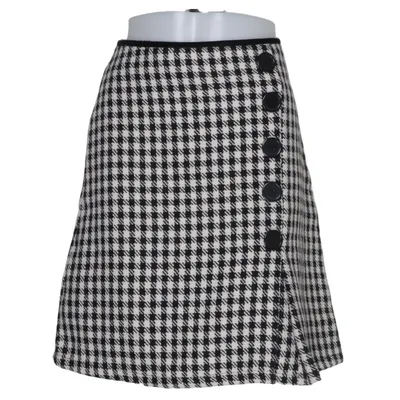 Jupe (Noir, Blanc) de Friendtex Polyester, Laine