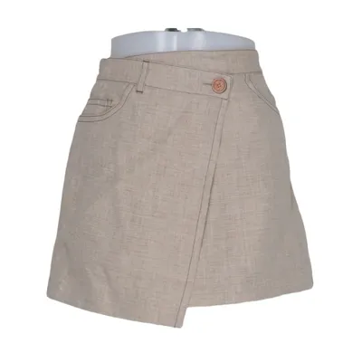 Wrap skirt (Beige) from Acne Studios Hemp, Linen, Polyester, Viscose