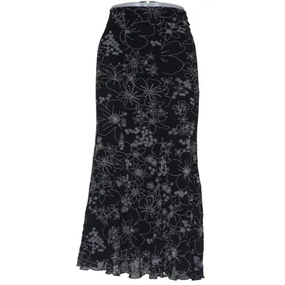 Maxi skirt (Black, White) from Canda C&A Polyamide, Polyester