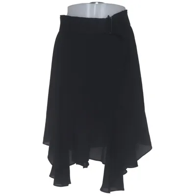 Jupe portefeuille (Noir) de ALC Soie