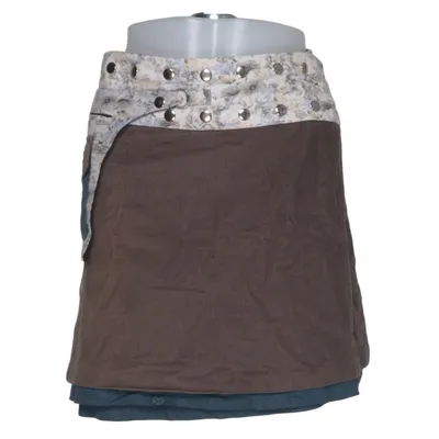 Wikkelrok (Bruin, Blauw, Meerkleurig) van Moshiki