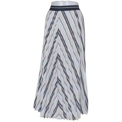 Långkjol (Morella Stripe Plisse Skirt) från Mos Mosh Polyester
