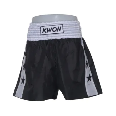 Martial arts pants (Black, White) from Kwon Polyester