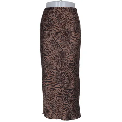 Jupe longue (Marron, Noir) de Cami Soie, Viscose