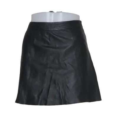 Leather skirt (Black) from AllSaints Spitalfields Leather, Viscose