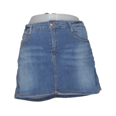 Jeanskjol (Blå) från Perfect Jeans Bomull, Elastan