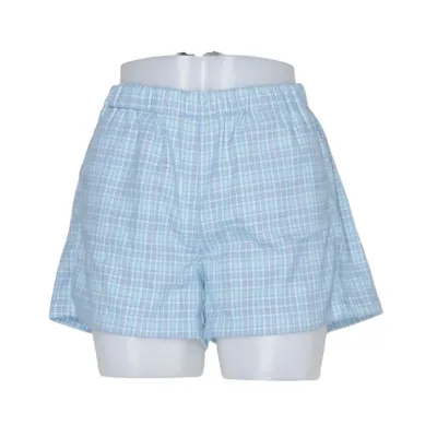 Pyjamasshorts (Blå, Vit, Flerfärgad) från Brandy Melville Elastan, Polyester, Viskos