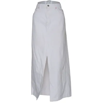 Jupe en jean (Blanc) de Mango Coton