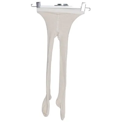 Tights (Beige) from MP Denmark Elastane, Metallic fiber, Polyamide