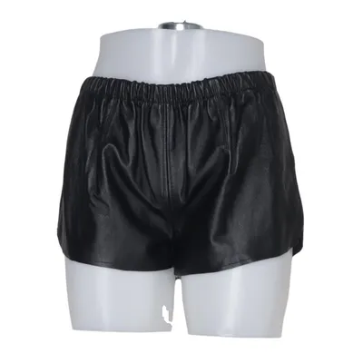 Lädershorts (Svart) från Pop