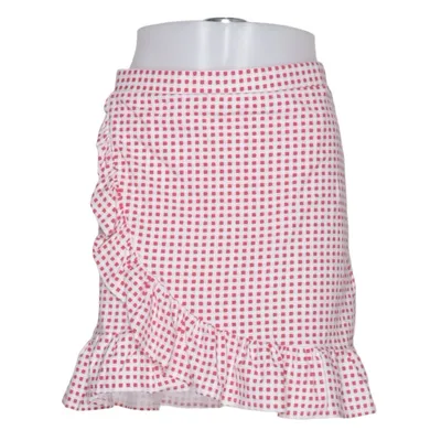 Rok (Rood, Wit) van Mint & Berry Katoen, Elastaan