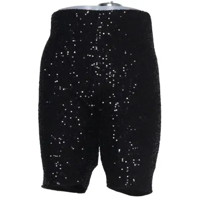 Korte broek (Zwart, Zilver) van Club London Elastaan, Polyester