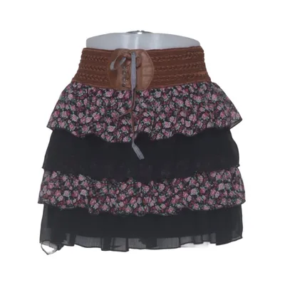 Jupe (Noir, Marron, Multicolore) de Blind Date Casual