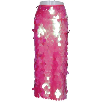 Kjol (Rosa, Flerfärgad) från Rotate Elastan, Polyester