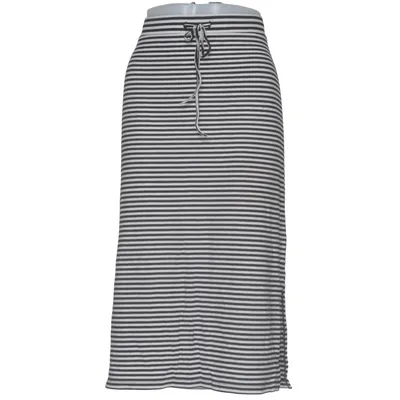Maxi rok (Zwart, Wit) van Tom Tailor Elastaan, Viscose
