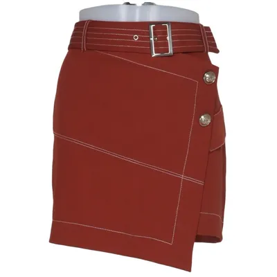 Skirt (Red) from River Island Elastane, Polyester, Viscose