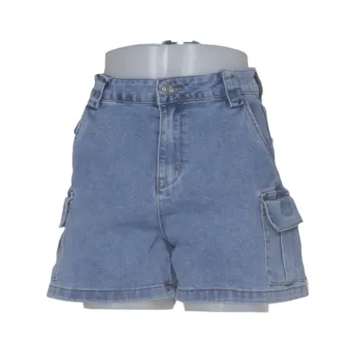 Cargo shorts (Blue) from My Tina's Cotton, Elastane, Polyester