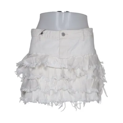 Skirt (White) from Monki Cotton