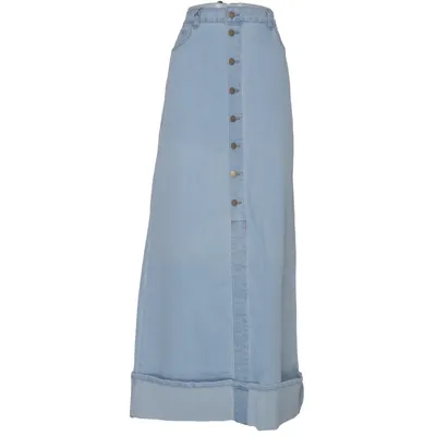Denim skirt (Blue) from Vixen Cotton, Elastane, Polyester