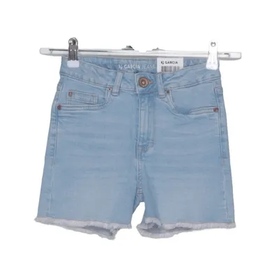 Denim shorts (Blauw) van Garcia Jeans Elastaan, Gerecycled katoen