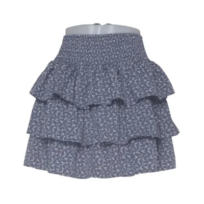 Jupe (Bleu, Blanc) de Subdued Polyester
