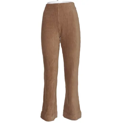 Manchesterbyxor (Brun) från Oui Bomull, Elastan