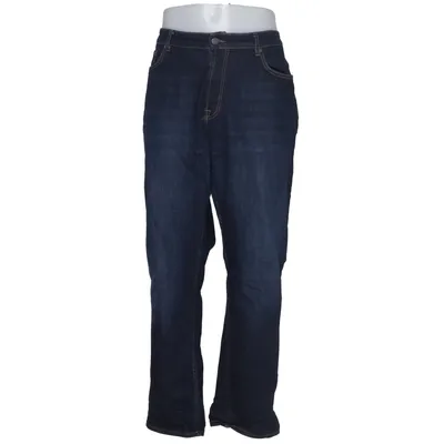 Jeans (Blå) från Dressmann Bomull, Elastan