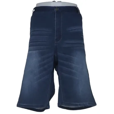 Jeansshorts (Blå) från Men Plus Bomull, Elastan, Polyester