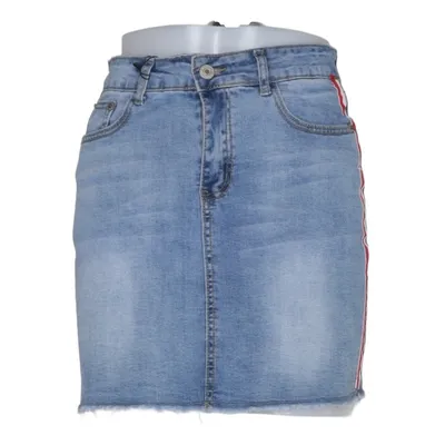 Spijkerrok (Blauw, Rood, Wit) van Mosnova Katoen, Elastaan, Polyester