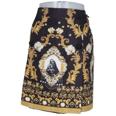 Kjol (Svart, Guldfärgad, Vit) från Lola Casademunt Polyester