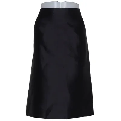 Skirt (Black) from Rena Lange Cupro, Silk, Wool