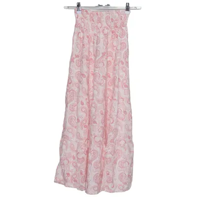 Maxi skirt (Pink, White) from H&M Viscose