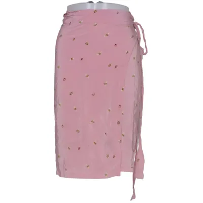 Jupe portefeuille (Rose) de Charlotte Sparre Soie