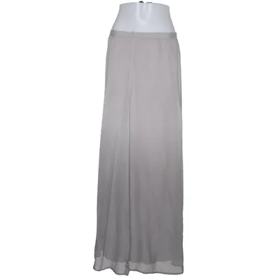 Maxi skirt (Gray) from Hallhuber Donna Elastane, Silk, Viscose