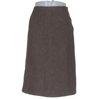 Skirt (Brown) from Mari Philippe Acetate, Polyester, Wool