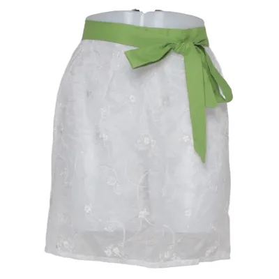 Dirndl (Hvid, Grøn)
