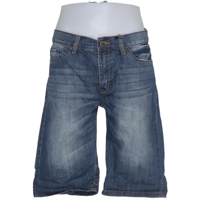 Jeansshorts (Blå) från 1953 Denim Brand Bomull, Skinn