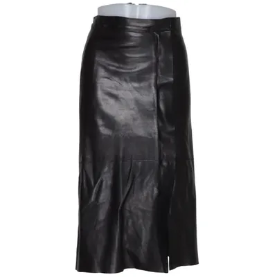Läderkjol (Svart) från Vent couvert Skinn, Polyester