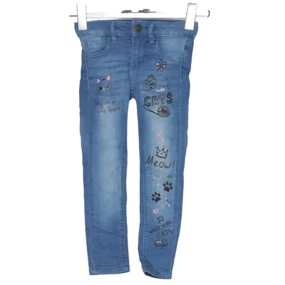 Jeans (Blå, Flerfärgad) från Dopo Dopo Girls Bomull, Elastan, Polyester