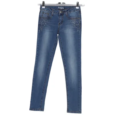 Jeans (Blå) fra Tissaia Bomuld, Elastan, Polyester, Viscose