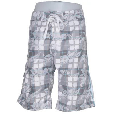 Badshorts (Grå, Vit, Blå) från Marwin Polyester