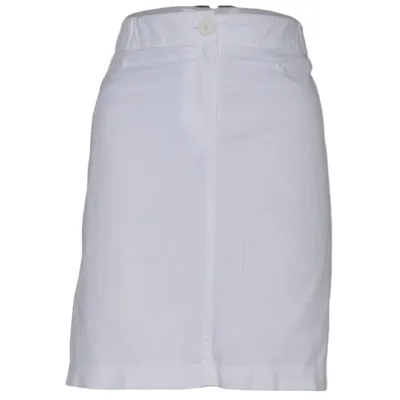 Jupe (Blanc) de Ann Llewellyn Coton, Élasthane