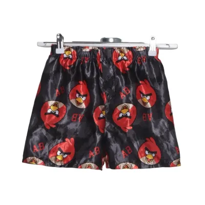 Pajama shorts (Black, Red, Multicolored) from Angry Birds Polyester